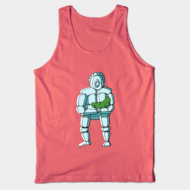 Ice Sasquatch and Pickle Baby Tank Top by studiogooz